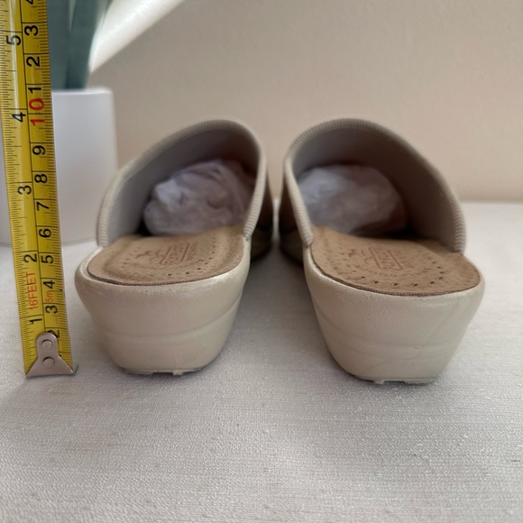 Fly Flot Nude Mesh Anatomic Leather Insole Comfy Mules Women’s EU41 US9.5 Italy - Picture 9 of 13